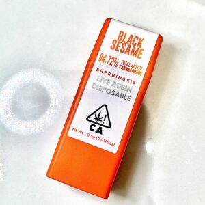 Sherbinskis Black Sesame Disposable – 5G of Pure Live Resin