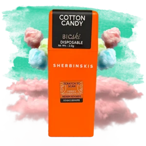 Sherbinskis Disposable Cotton Candy (Hybrid) – 2G Live Resin Disposable