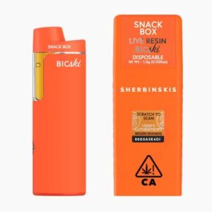 Sherbinskis Disposable Snack Box (Hybrid) – Premium 2G Live Resin Disposable